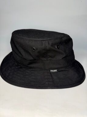 Tilley Black Cotton Bucket Hat - Classic Men's Hat